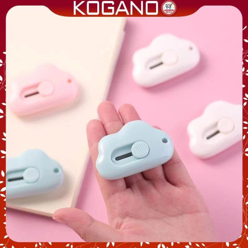 Dao rọc giấy KOGANO dao cắt giấy nhựa hình đám mây siêu dễ thương SK-001368