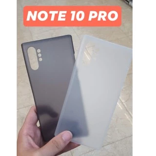 Ốp Lưng Siêu Mỏng Cho Samsung Galaxy Note 10, Galaxy Note 10 Plus, Mỏng Chỉ 0.3mm ( Không Bị Ố Vàng Khi Sử Dụng)