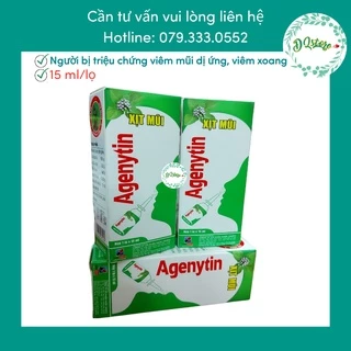 Xịt mũi ngũ sắc Agenytin- Viêm mũi, viêm mũi dị ứng 15ml