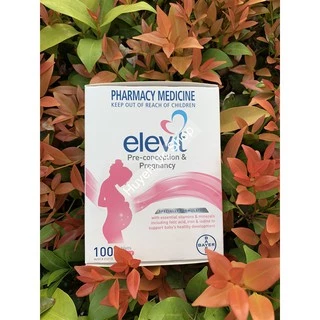 Viên uống vitamin tổng hợp Elevit nội địa Úc cho phụ nữ mang thai và sau sinh hộp 100 viên