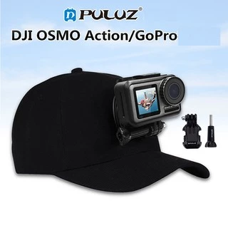 Mũ đội đầu gắn Gopro 10 / 9 / 8 / 7 / 6 / 5 Osmo Action camera kèm ốc vít tiện lợi dễ sử dụng hãng PULUZ