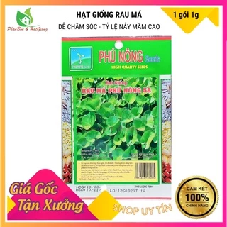 Hạt Giống Rau Má Chất Lượng Cao 1Gr - Phú Nông Seeds - Shop Phân Bón và Hạt Giống