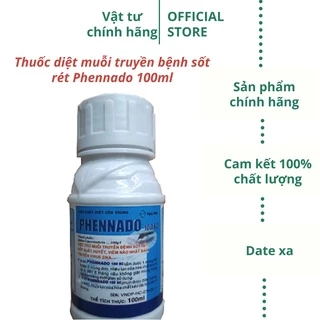 Thuốc diệt muỗi truyền bệnh sốt rét Phennado 100ml