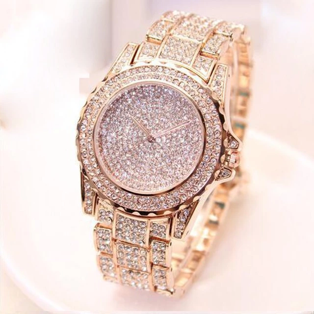 Đồng Hồ Nữ GENEVA Đính Đá Sang Trọng