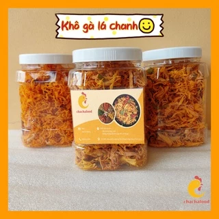 1KG KHÔ GÀ XÉ CAY LÁ CHANH LOẠI NGON CÓ CHỨNG NHẬN ATVSTP