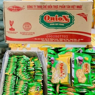 1 Kg Bánh quy hành Onion Tân Việt Nhật Thơm Ngon -đồ ăn vặt-tết -bánh mứt tết