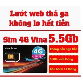 Sim 3G 4G Vina Trọn Gói 1 Năm-Sim 3G Vina Trọn Gói-Sim 4G Vina 1 Năm-SIM 4G D500 VINA