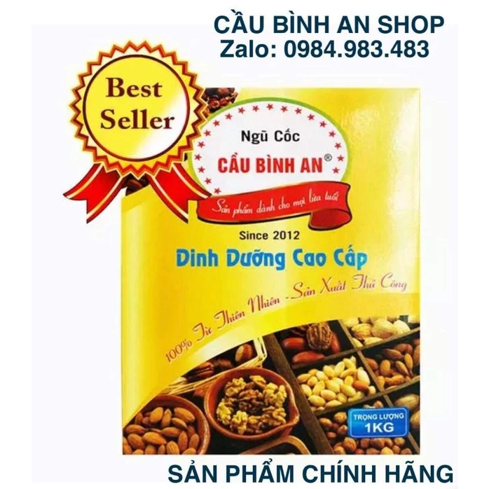 Ngũ cốc dinh dưỡng cao cấp Cầu Bình An cho bà bầu và mẹ sau sinh