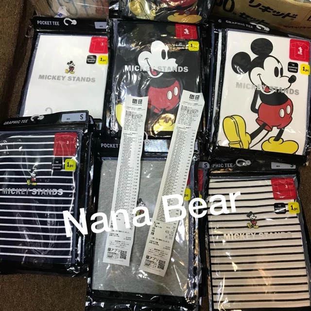 Áo mickey Uniqlo nam