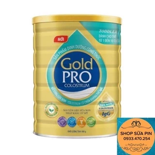 (date 11/24) Sữa bột gold pro colostrum lon 800g - xanh lá