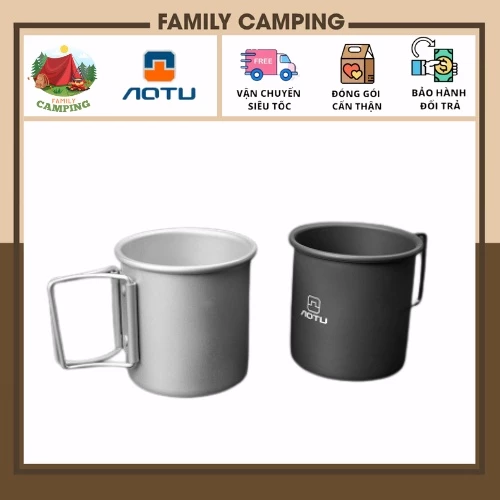 Cốc Uống Nước Gấp Gọn Bằng Kim Nhôm Tiện Lợi cắm trại dã ngoại trong nhà hoặc cơ quan chính hãng AoTu