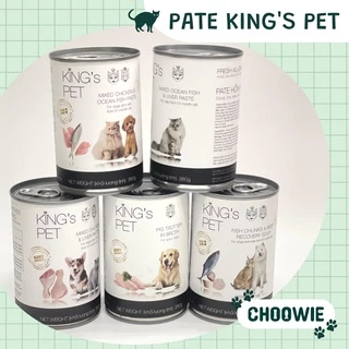 Pate mèo thức ăn cho chó thơm ngon dinh dưỡng KING’S PET 380 gram Choowie Pet Shop