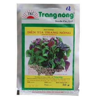 Gói 50gr hạt giống rau Dền Tía Trang Nông nảy mầm tốt cây to khỏe, năng suất cao dễ trồng quanh năm