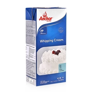 Kem tươi Whipping Cream Anchor Hộp 1L(Ưu tiên dùng để nấu nếu bạn ở tỉnh)tttp ghé shop mua trực tiếp