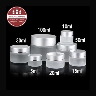 Hũ thủy tinh mờ 10ml, 20ml, 30ml, 50ml, 100ml