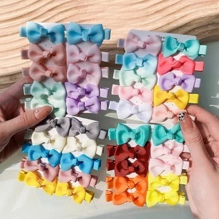 Bộ 10 Kẹp tóc KIDSBOWS hình nơ nhỏ nhắn dễ thương dành cho bé gái