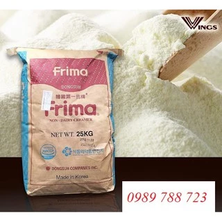 1Kg bột sữa béo Frima Hàn Quốc đóng từ bao 25kg dùng pha trà sữa cực ngon 1kg