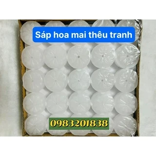 Sáp vuốt chỉ thêu hình hoa mai