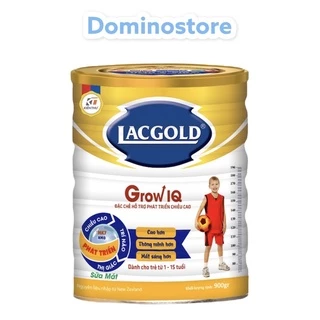 Sữa bột Lacgold GROW IQ  900g Giúp bé phát triển chiều cao vượt trội