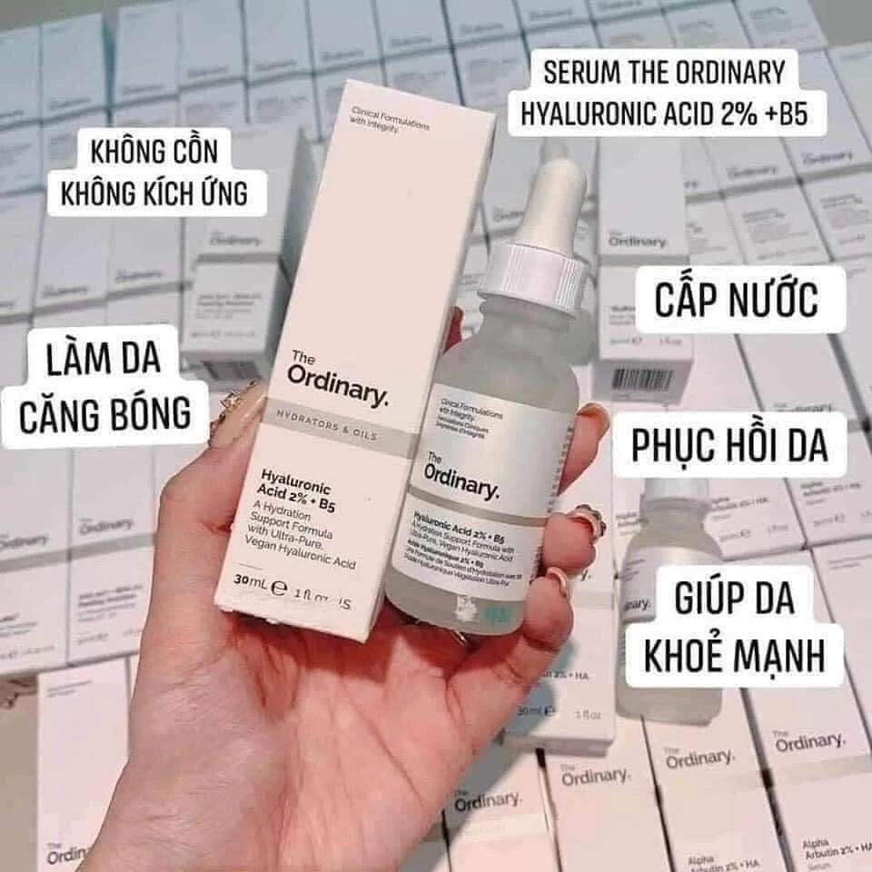 Serum The Ordinary Hyaluronic Acid 2% + B5 Bản Canada date 2023