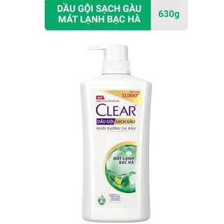 Dầu gội Clear bạc hà 630g