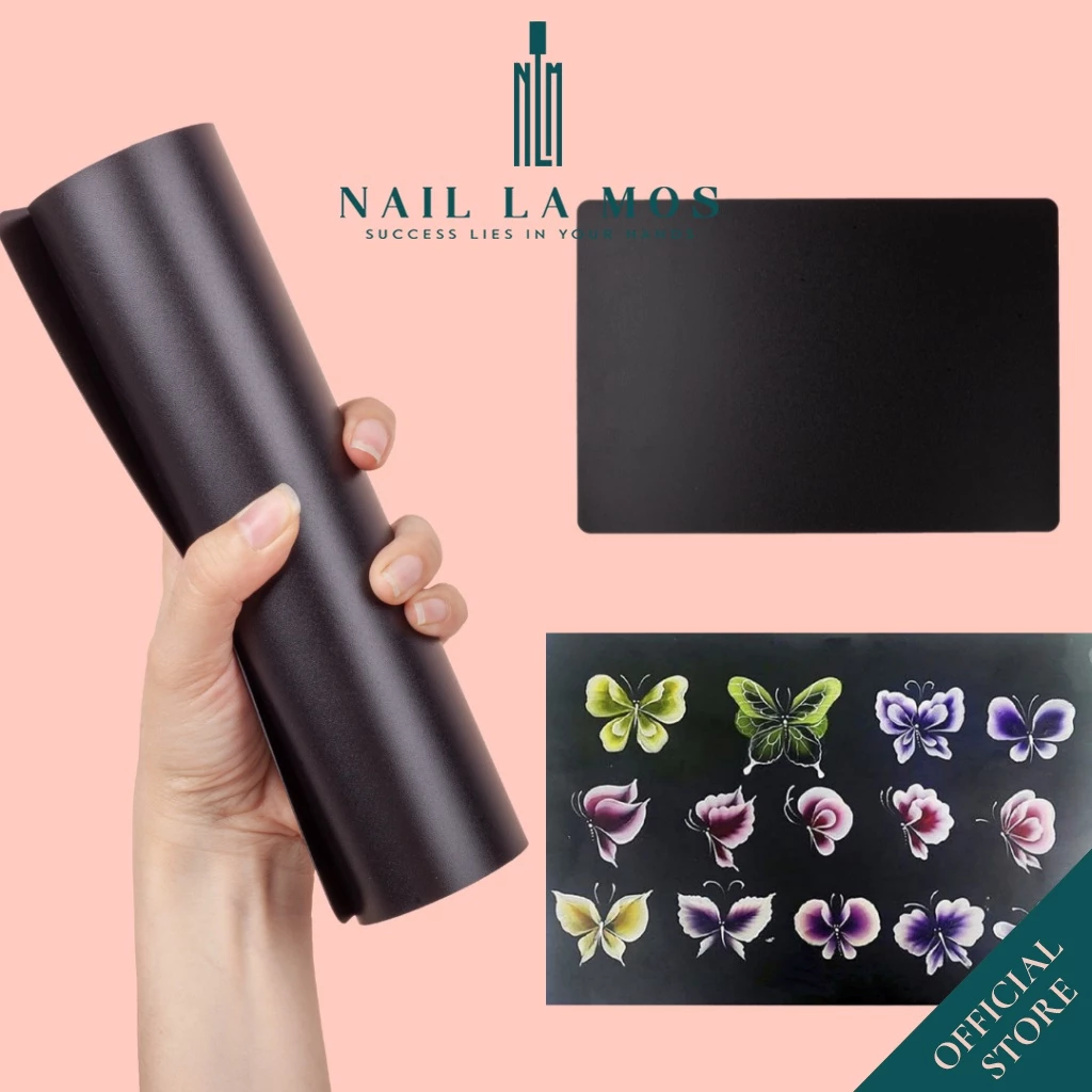 Bảng đen tập vẽ nail chuyên dụng (29,8x21cm) - Dễ dàng vệ sinh sau khi vẽ