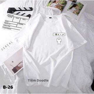 Áo Thun Nam Nữ Tay Lỡ Unisex Phông Trơn Oversize Form Rộng Basic Tee Hình Logo thỏ