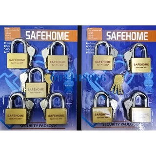 Bộ 4 và Bộ 5 ổ khóa 60mm dùng chung 1 chìa Safehome  - BH 12 tháng