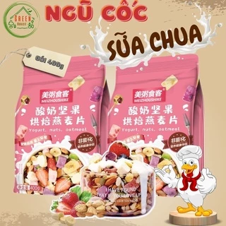 Ngũ Cốc Sữa Chua Giảm Cân/Ăn Kiêng/healthy (gói hồng đậm 400g - A)