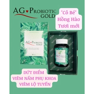 MEN PHỤ KHOA AG PROBIOTIC DỨT ĐIỂM KHÍ HƯ HUYẾT TRẮNG -CẢI THIỆN NỘI TIẾT TỐ NỮ