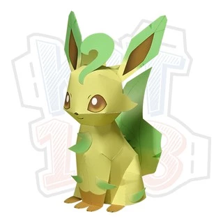 Mô hình giấy Anime Pokemon Leafeon