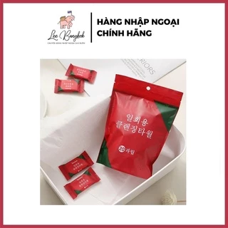 Túi 20 Khăn Giấy Nén Hình Viên Kẹo - Khăn Giấy Nén Đa Năng Hàn Quốc Tiện Dụng Dùng Cho Du Lịch, Đi Chơi Dã Ngoại