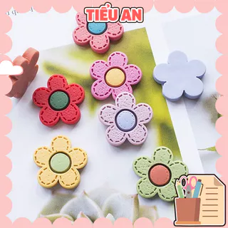 Charm (C512) slime/ Dụng Cụ Charm Trang Trí [Ko Keo & Nút] Hình Hoa 5 Cánh Cute (Khoảng 1.8cm) - 01 Cái