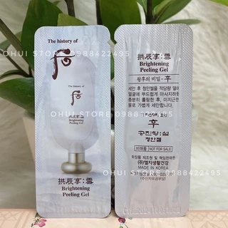 Combo 10 gói tẩy tế bào chết Whoo Brightening Peeling Gel 10ml