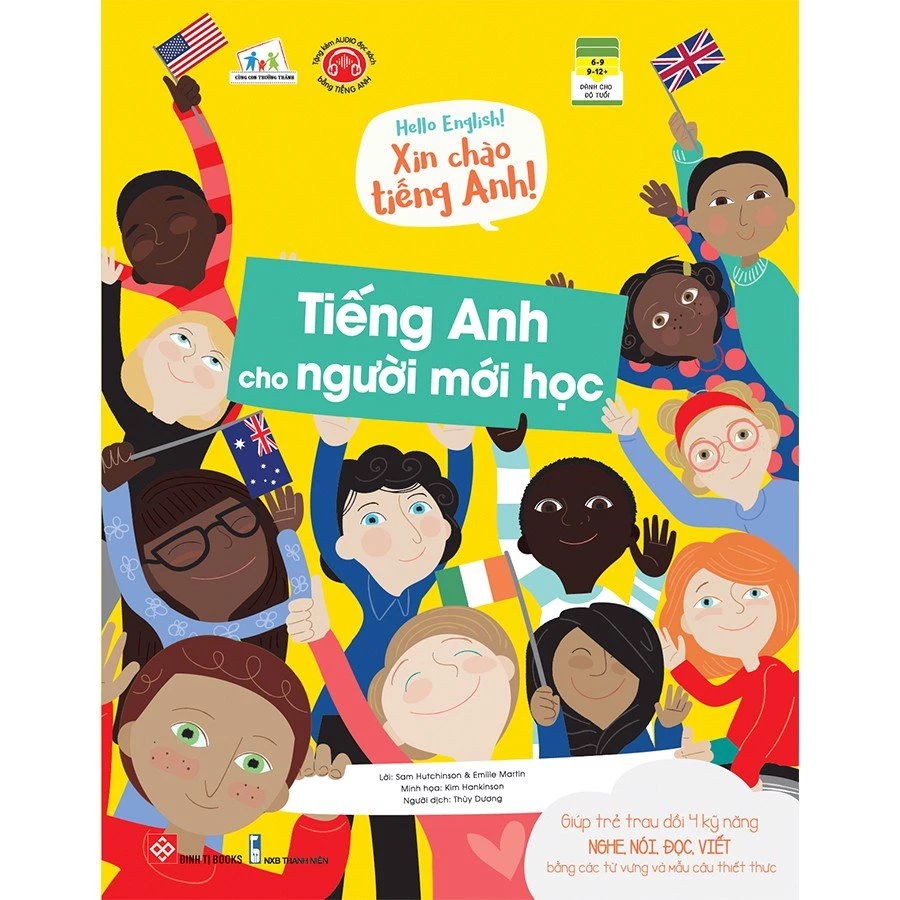 Sách - Học tiếng Anh cho trẻ trên 6 tuổi - Hello English! - Xin chào tiếng Anh!- Tiếng Anh cho người mới học