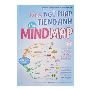 Sách Megabook - Tự học Ngữ Pháp Tiếng Anh bằng MINDMAP - Tập 1