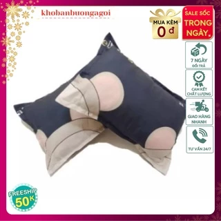 Vỏ gối nằm 40x60cm,vải cotton poly mềm mịn,có chọn mẫu