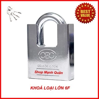 Ổ khoá hợp kim chống cắt Nine Circle 60mm - 6F - Ổ Khóa - Ổ Khóa