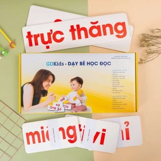 Flashcard Dạy Trẻ Học Đọc Glenn Doman - Bộ 300 thẻ học thông minh Phát triển ngôn ngữ cho trẻ từ 0-6 tuổi