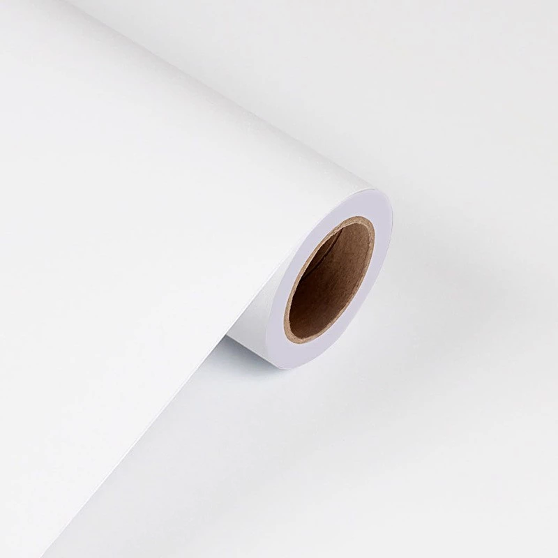 1 mét giấy dán tường trắng nhám - (Loại giấy nhám) - khổ rộng 45cm có keo sẵn