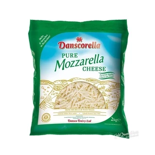 Phô mai bào Mozzarella Danscorella 2kg