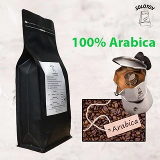 [CÀ PHÊ HẠT RANG MỘC] Cà phê Arabica nguyên hạt rang mộc pha phin pha máy - SoloTov Coffee (100% Arabica)