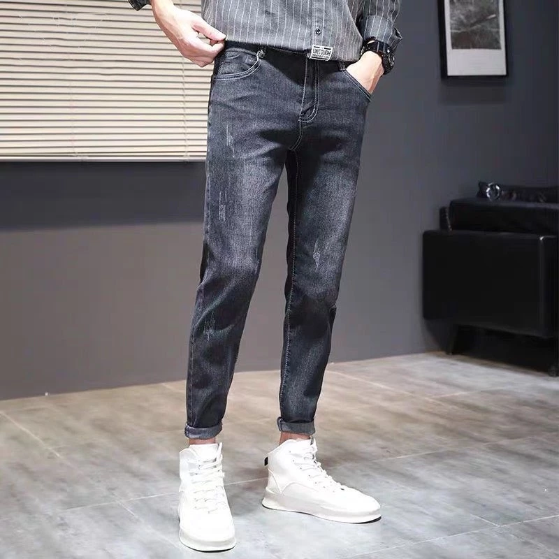 QUẦN JEAN NAM MẪU MỚI VẢI DÀY MỊN RẤT ĐẸP DÁNG ĐẸP MÀU XÁM ĐEN MẠNH MẼ 350 X1 QJN