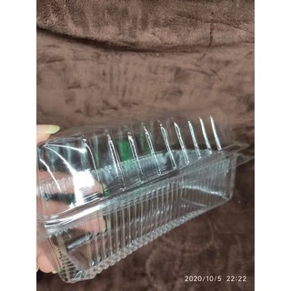 50 - 100 HỘP NHỰA H07 ĐỰNG BÁNH BÔNG LAN H07 KÍCH THƯỚC 20X 9.5CM X CAO 9 CM