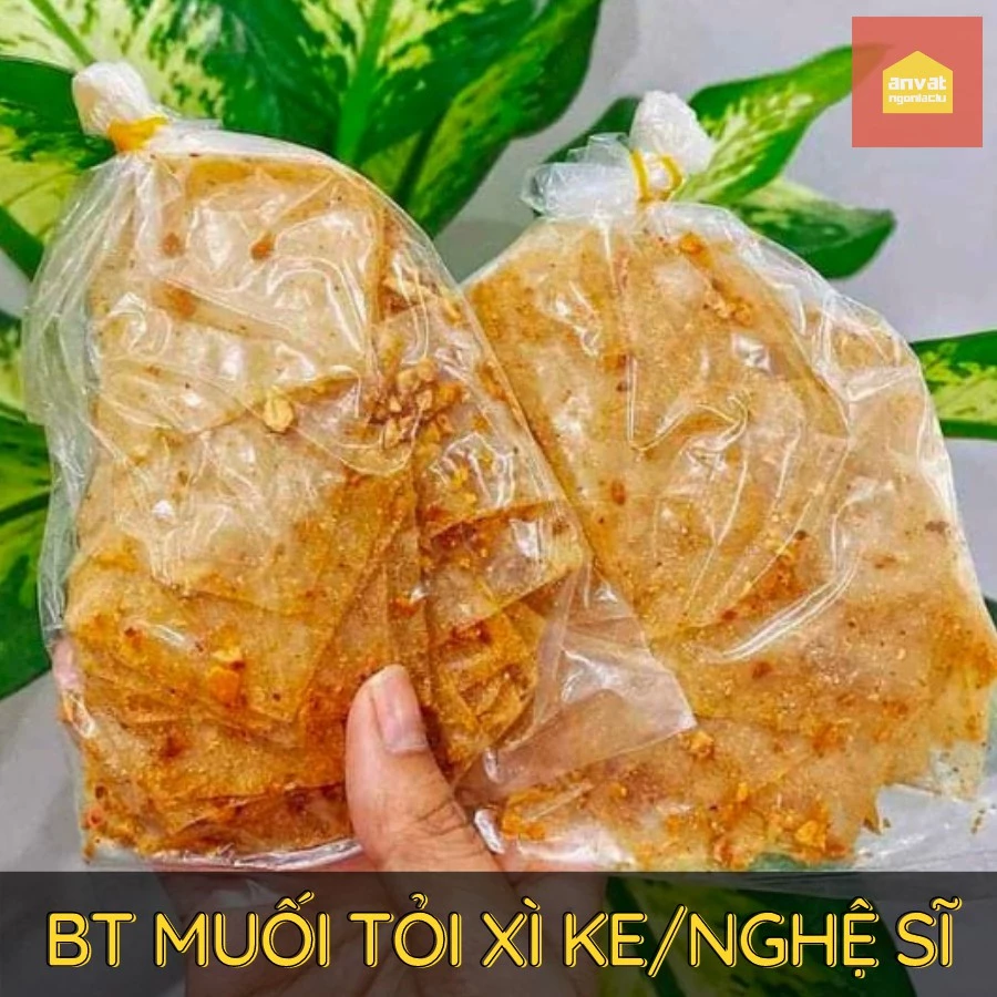 Combo khách sỉ 100 BỊCH bánh tráng muối tỏi xì ke