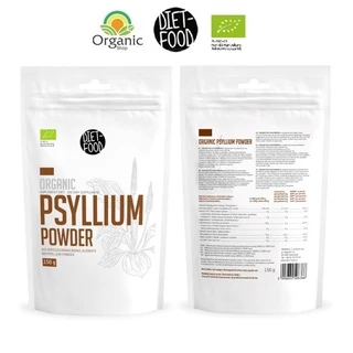 Bột vỏ hạt mã đề Psyllium hữu cơ 150g Diet Food