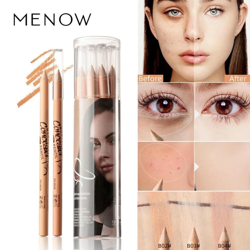 Bút Che Khuyết Điểm Menow Không Thấm Nước, Dễ Sử Dụng Wonder Concealer Pencil 1.3g