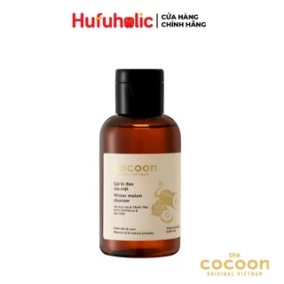 Gel bí đao rửa mặt COCOON giảm dầu và mụn ẩn Winter Melon Cleanser 140ml COCN01