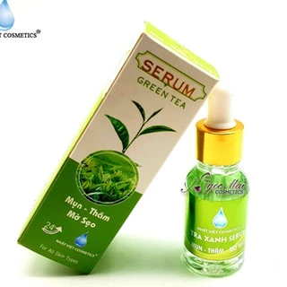 Serum mụn thâm mờ sẹo dành cho da dầu chiếc xuất trà xanh NHẬT VIỆT COSMETICS - 15ml
