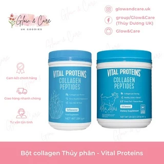 (Bill Anh) Collagen dạng bột thủy phân không hương liệu Vital Proteins Collagen Peptides Unflavored 284gr